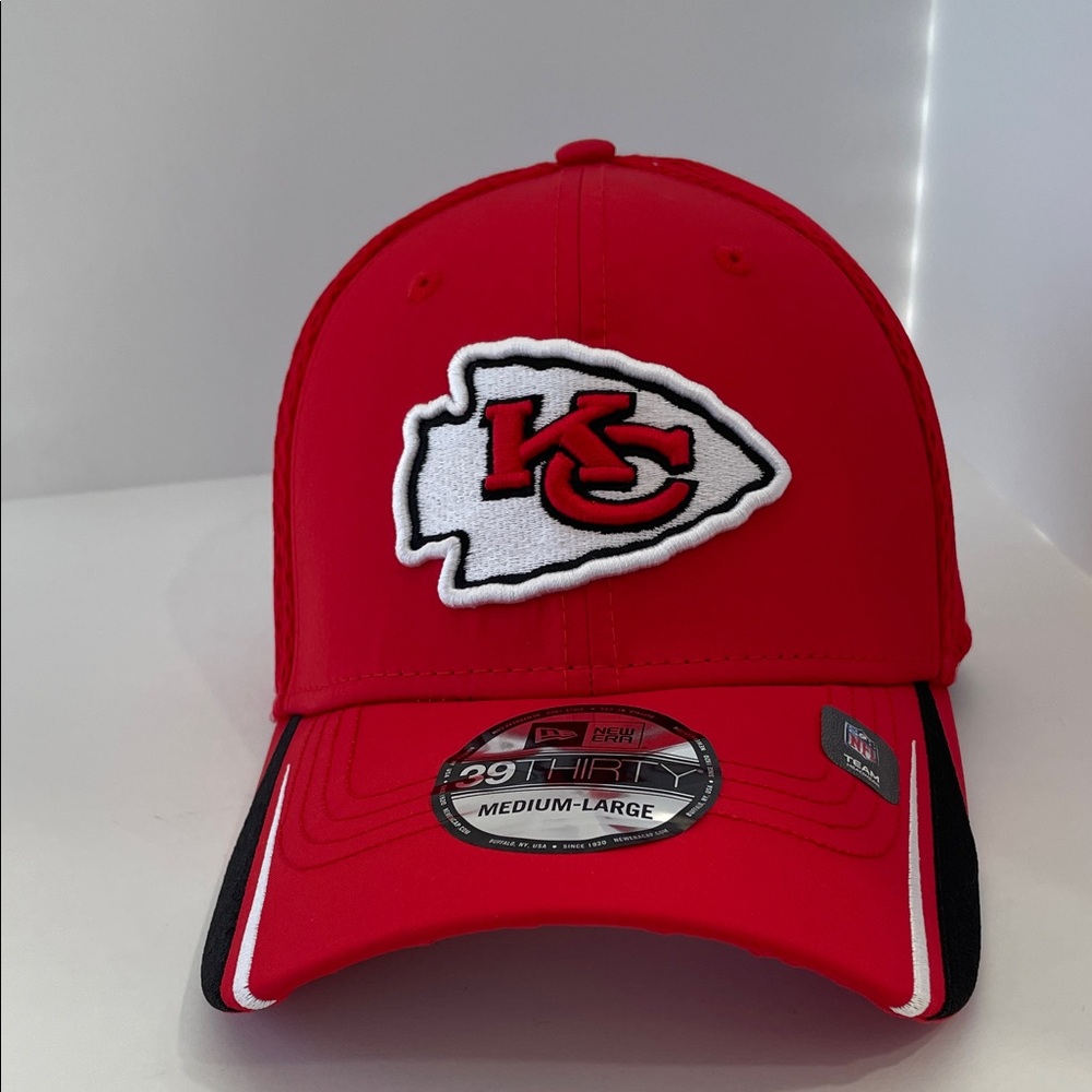 New Era 39 THIRTY - NFL -  Red Kansas City Chiefs Structured Cap-M/L